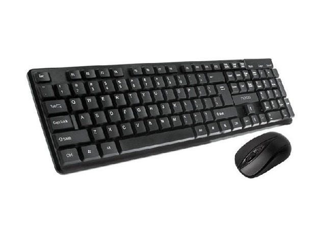 &ua KIT TECLADO PC + MOUSE INALAMBRICO SLIM K07